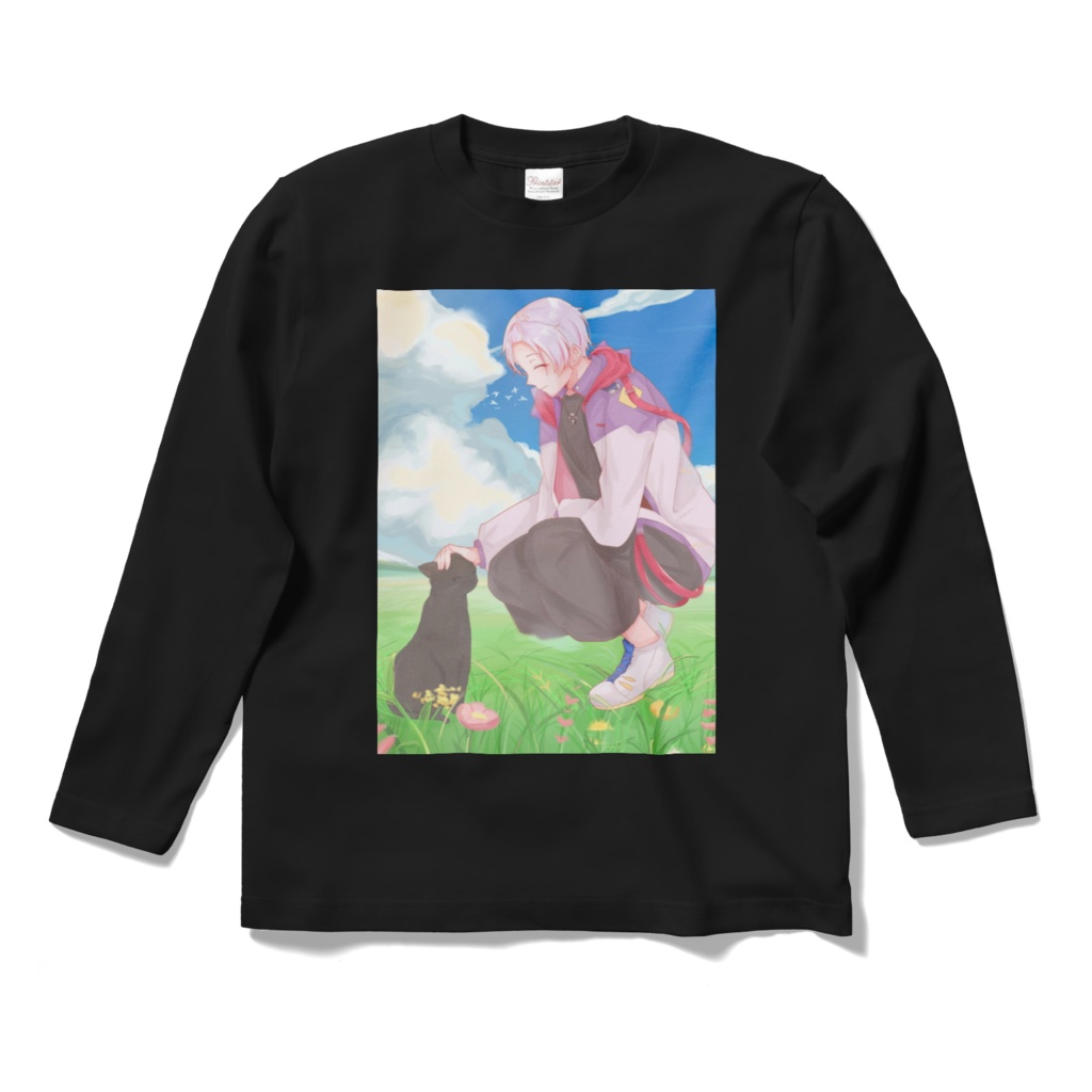 イットTシャツ(花に亡霊)長袖Ver