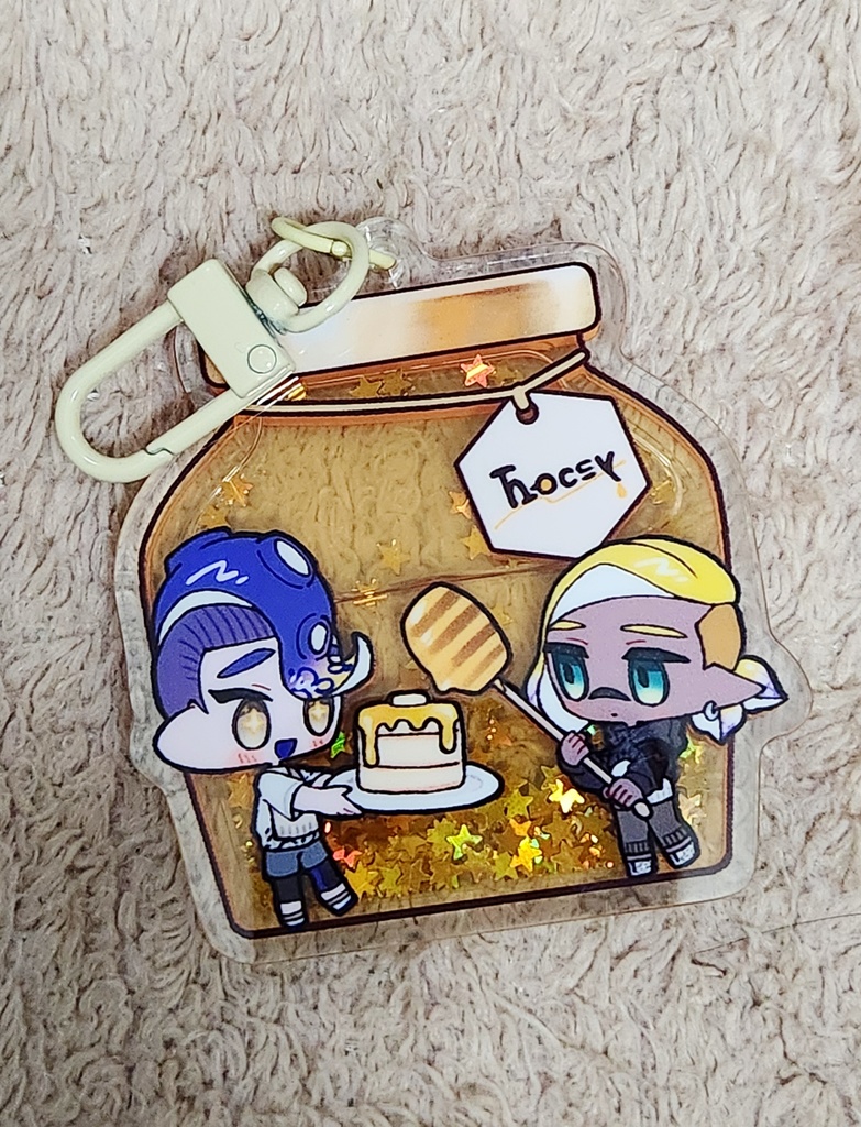 84はちみつグリッターオイルアクキー