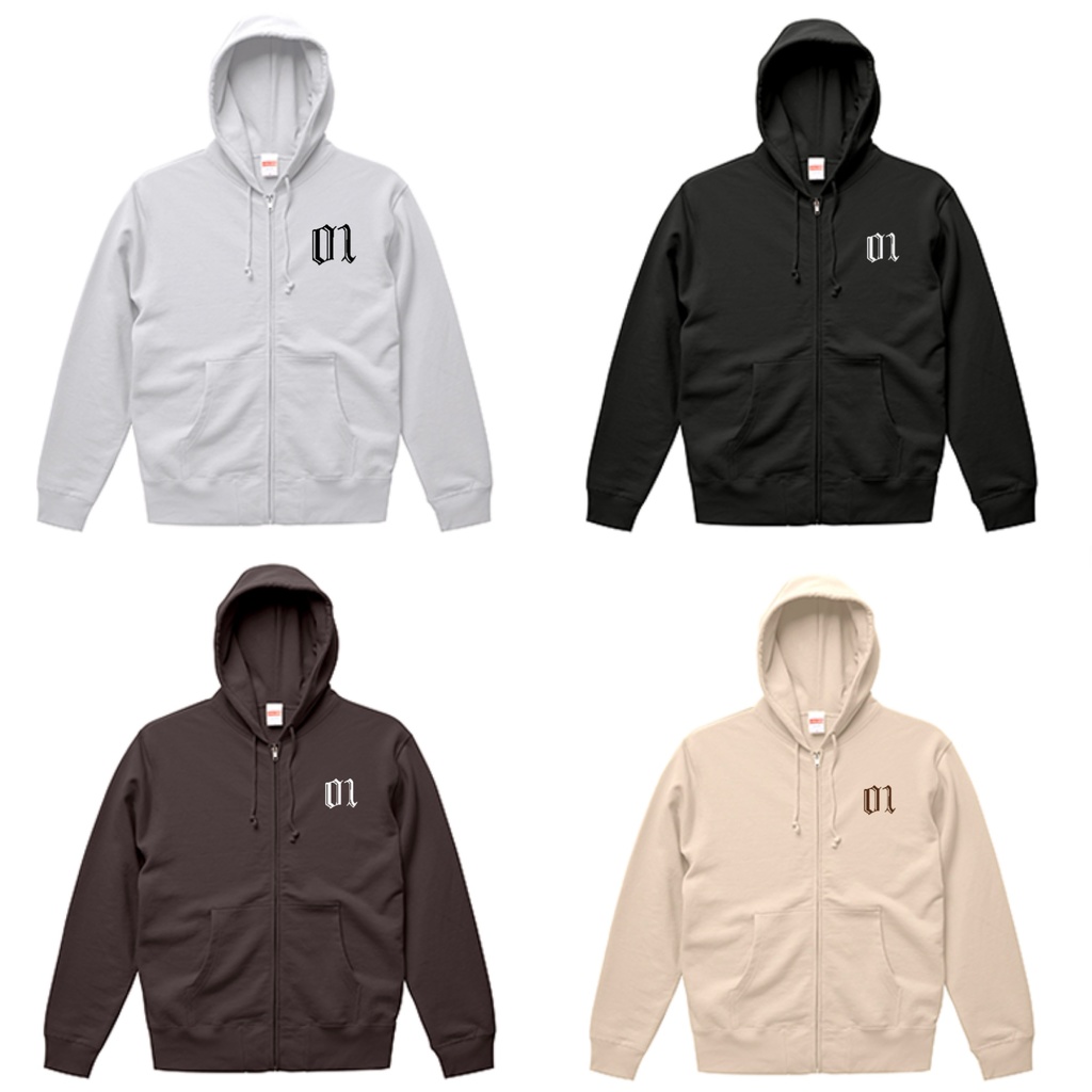 スウェットフルジップパーカー