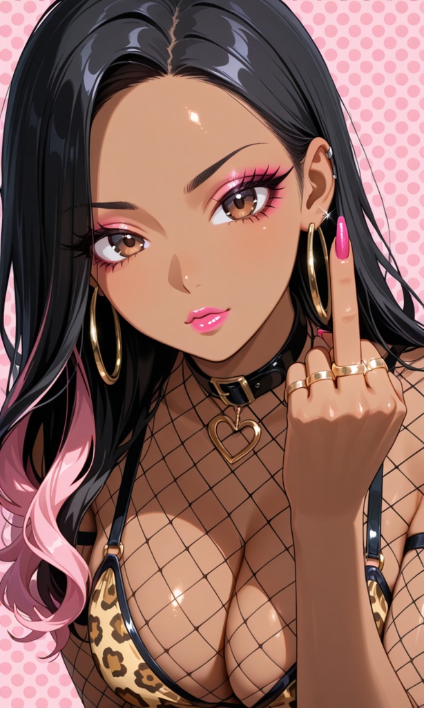 ギャルのイラストセット