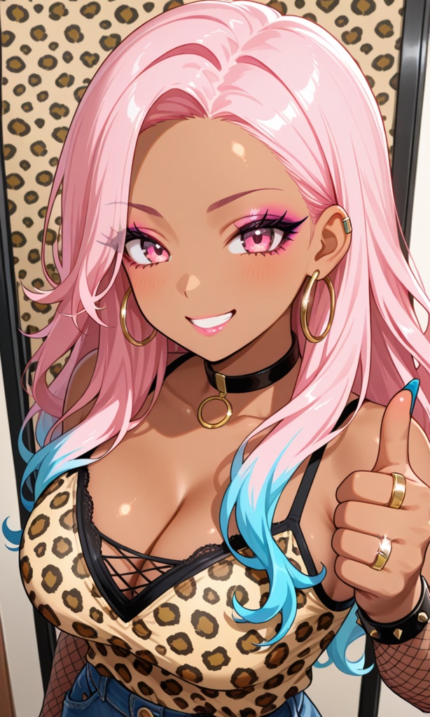 ギャルのイラストセット２