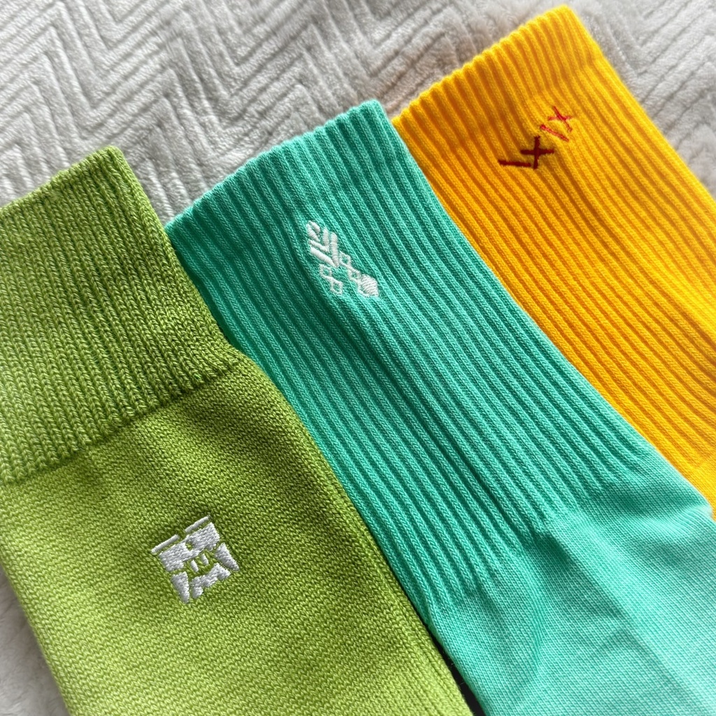 【原神】刺繍ソックス(カーヴェ/アルハイゼン/メラック)