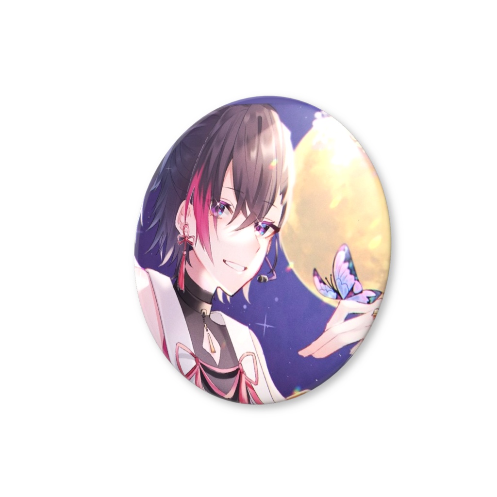 《春爛漫!月夜の宴》胡蝶の舞 -神 紫苑- 缶バッジ