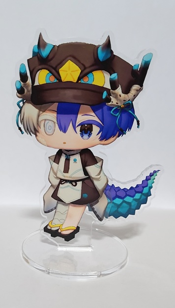 スイングアクリルスタンド「尻尾を振るたこまくん」