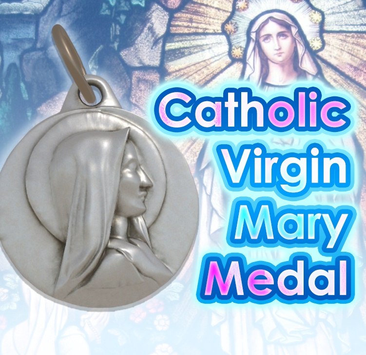 [VRChat] Catholic Charm - Virgin Mary / Lourdes Medal