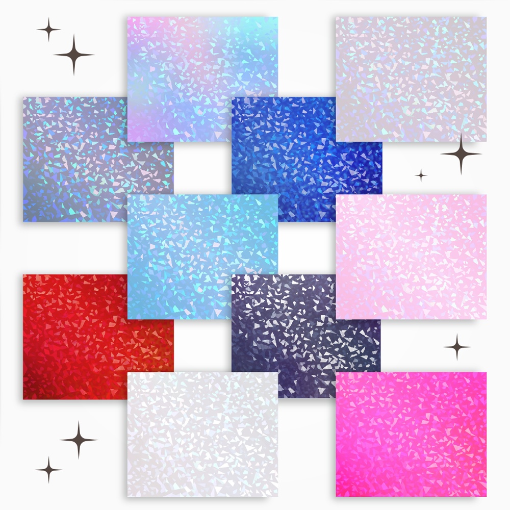 キラキラホログラムテクスチャ10点セット