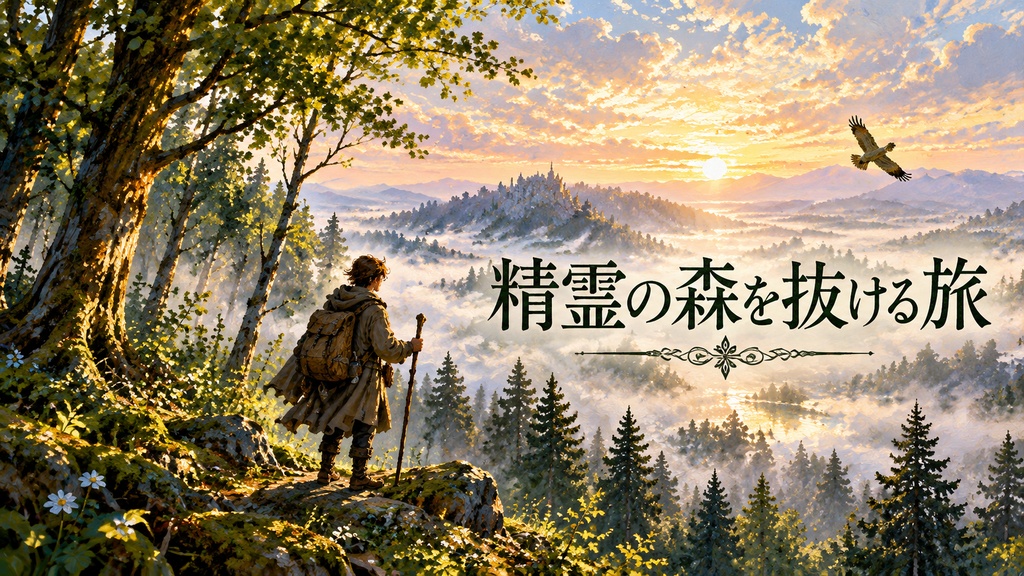 【無料BGM】精霊の森を抜ける旅｜ケルト風ファンタジー音楽・森の冒険【MP3】