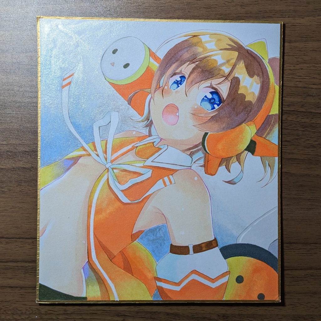 【色紙】オンゲキの日向千夏1【アナログ】