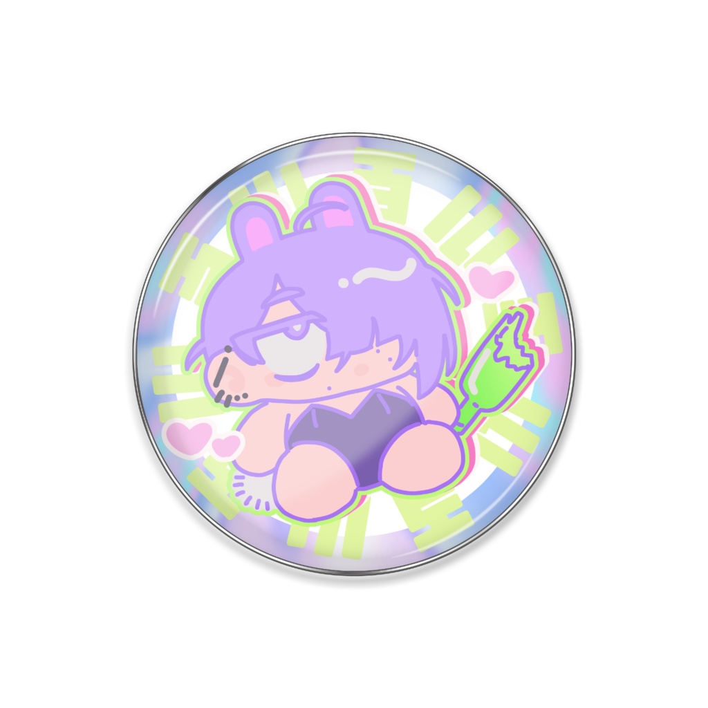 うさちゃんピンバッジ