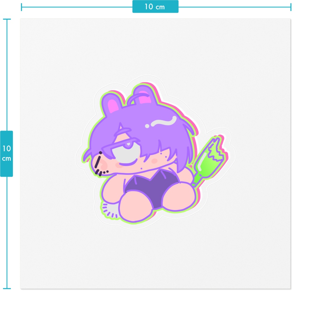 うさちゃんステッカー