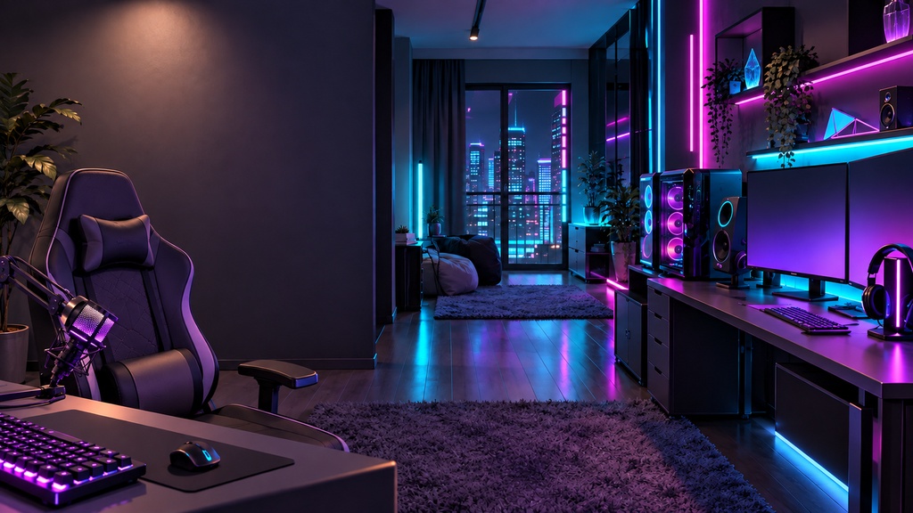 20 Rooms for Streamers｜配信者のための20の部屋【VTuber背景素材・商用利用可・AI生成】