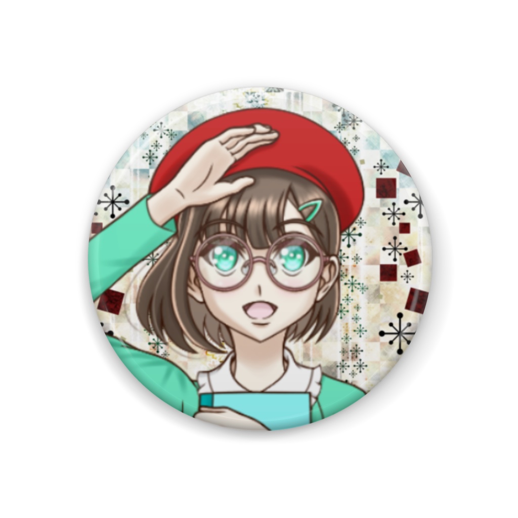 なるなる・活動4周年記念・缶バッジ