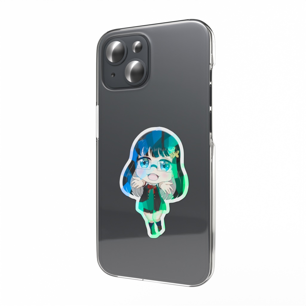 「Nostalgic Rain Love」小鳥遊愛海・ホログラムスマホステッカー