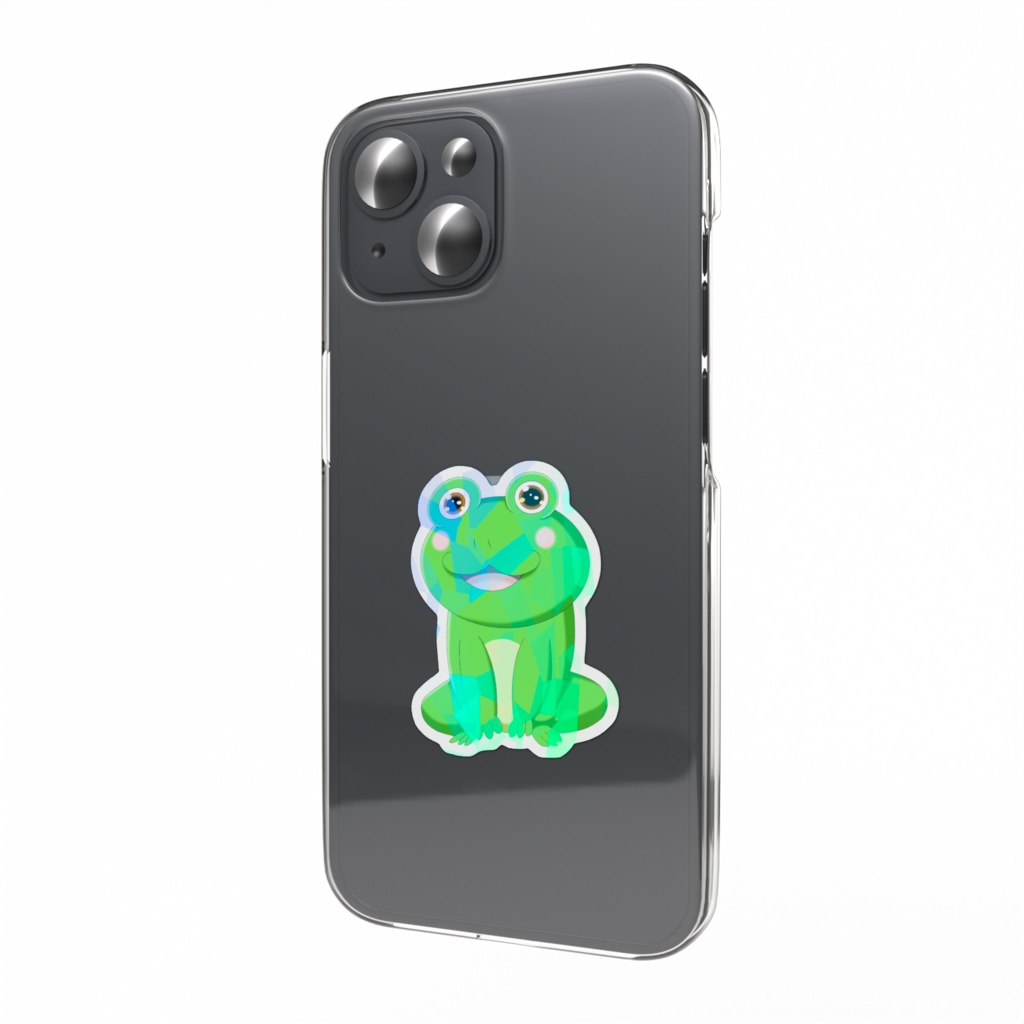 「Nostalgic Rain Love」ニコルン・ホログラムスマホステッカー