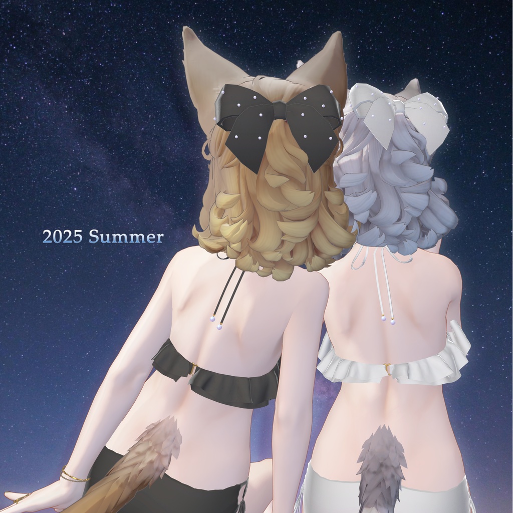 【Marycia】FrillPearlBikini / 4Colors