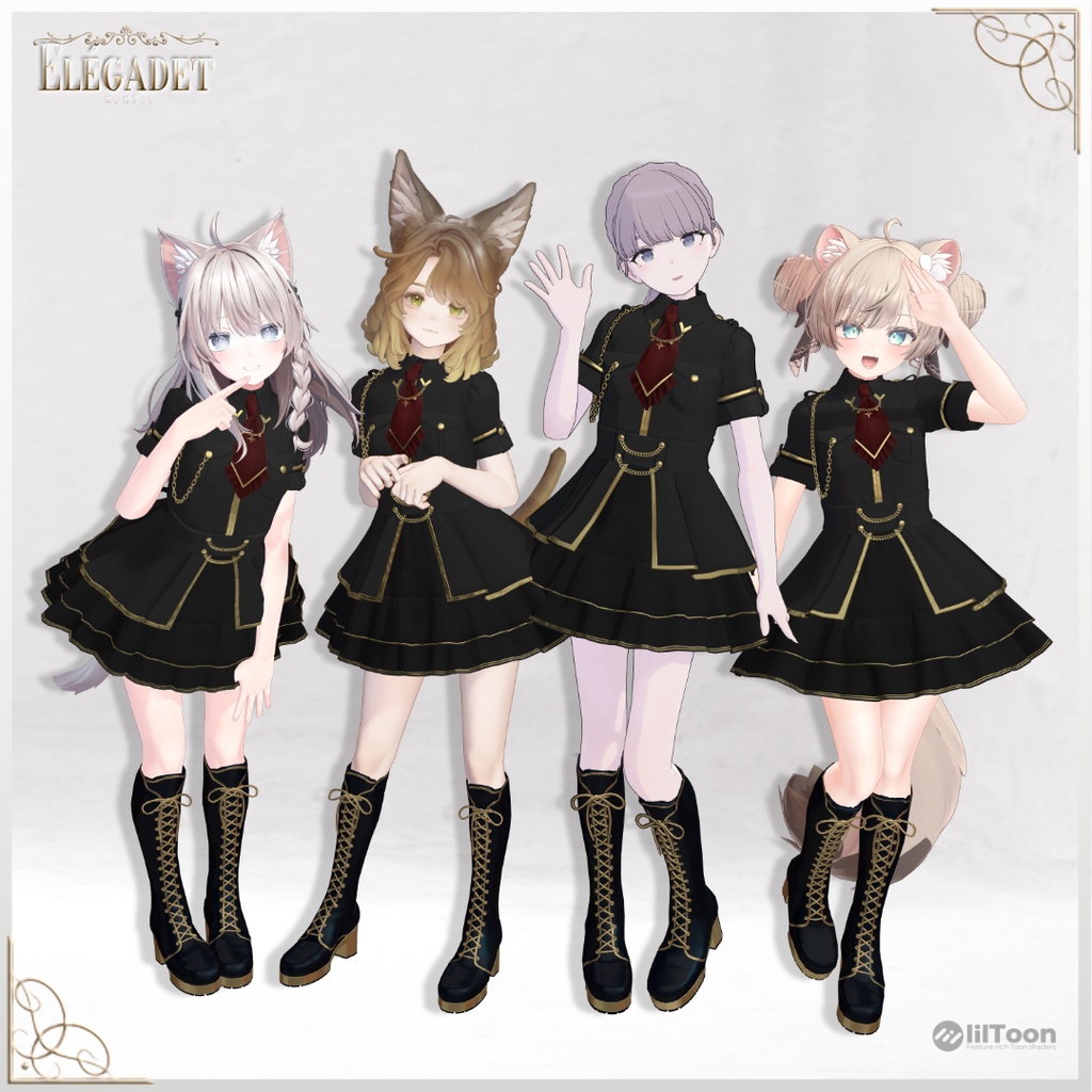 ✨セール中✨【Marycia/Lapwing/マヌカ/しなの】Elégadet / 4Colors