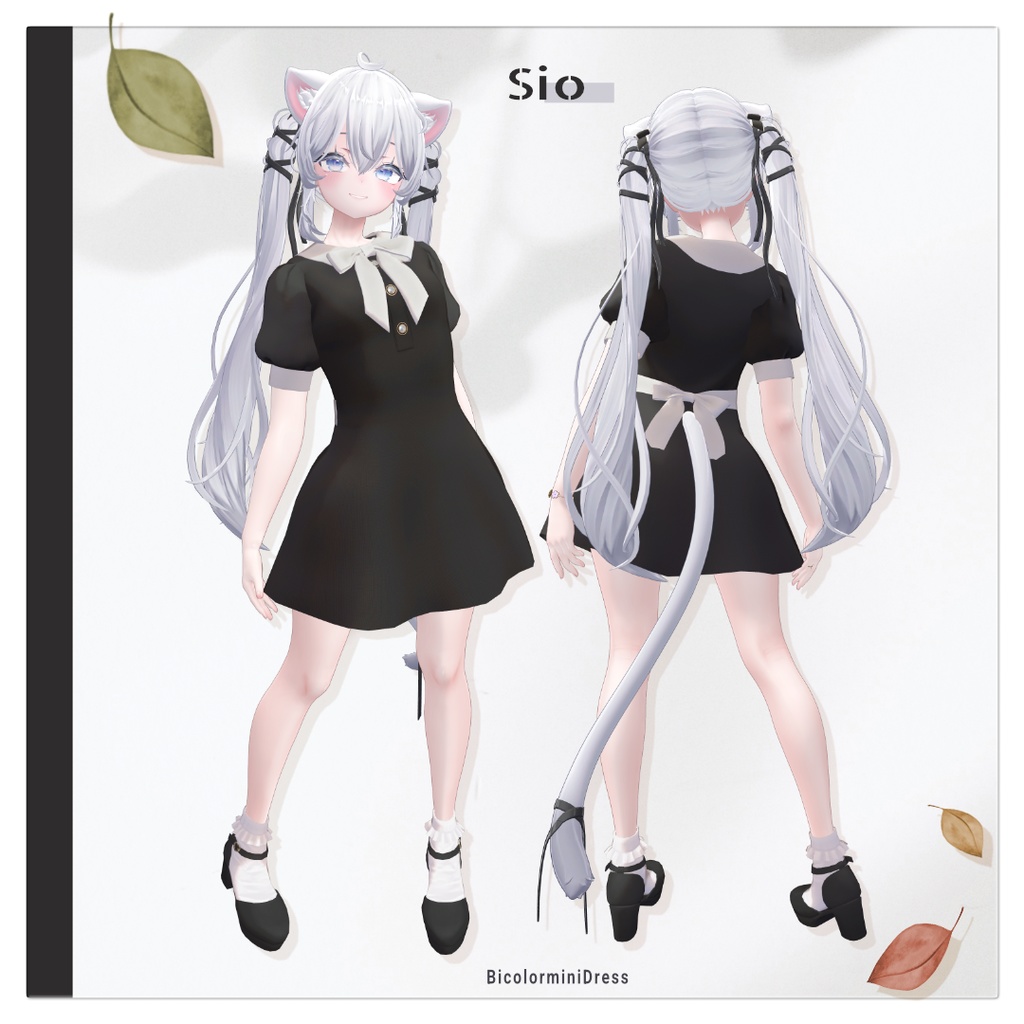 【Marycia/Lapwing/Sio】バイカラーミニワンピース / 5Colors