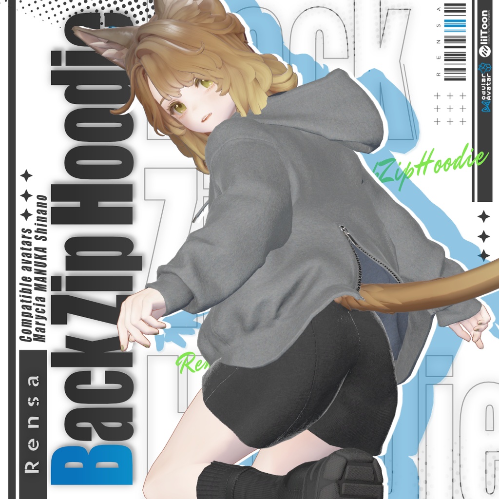 【Marycia/マヌカ/しなの】BackZipHoodie✨発売記念セール中✨