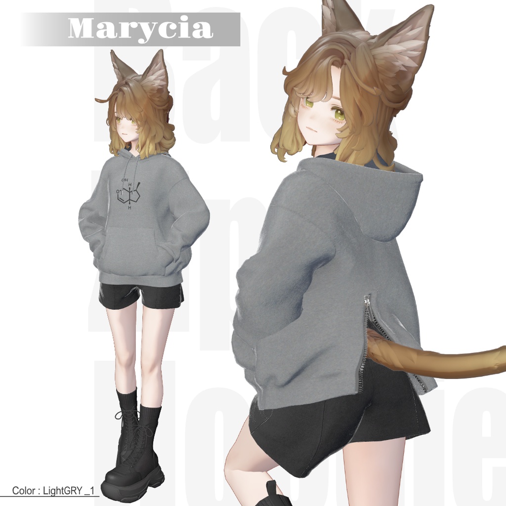 【Marycia/マヌカ/しなの】BackZipHoodie✨発売記念セール中✨