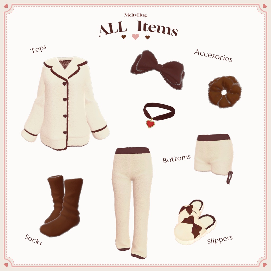 🌟発売記念セール中🌟MeltyHug【5アバター&まめふれんず対応】