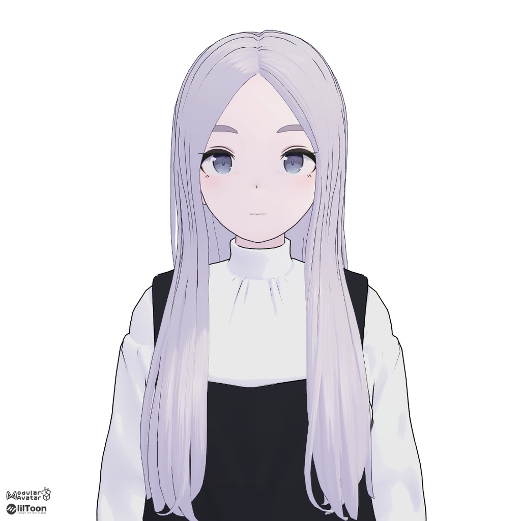 【Hairstyle】MiddlePartLongHair for Lapwing