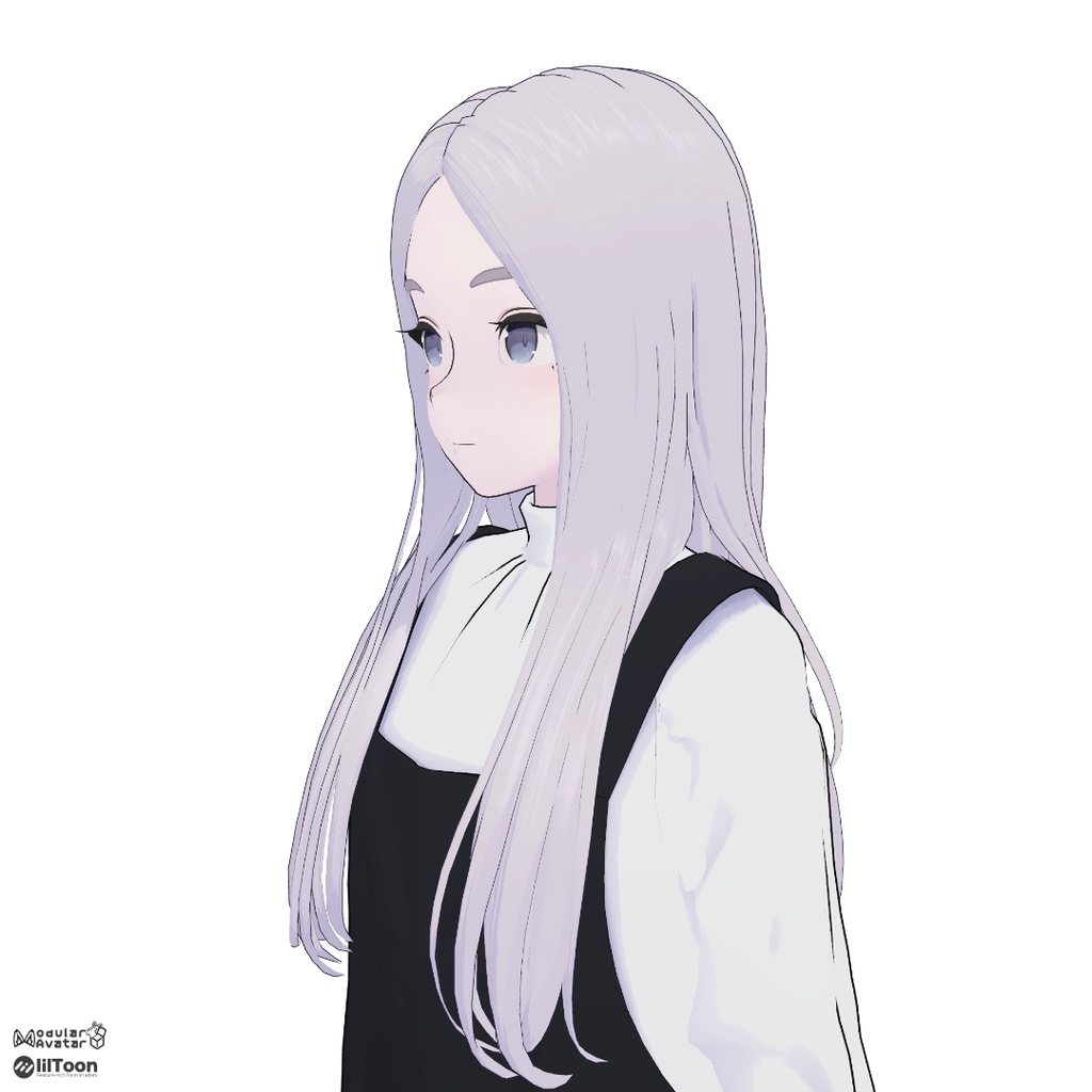 【Hairstyle】MiddlePartLongHair for Lapwing