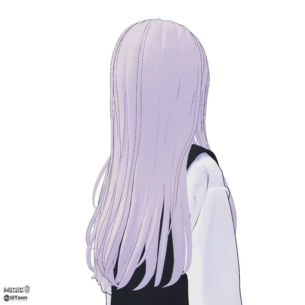 【Hairstyle】MiddlePartLongHair for Lapwing