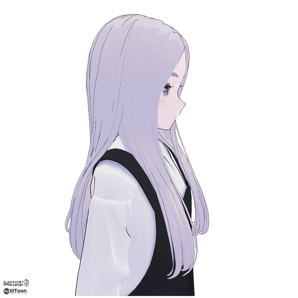 【Hairstyle】MiddlePartLongHair for Lapwing