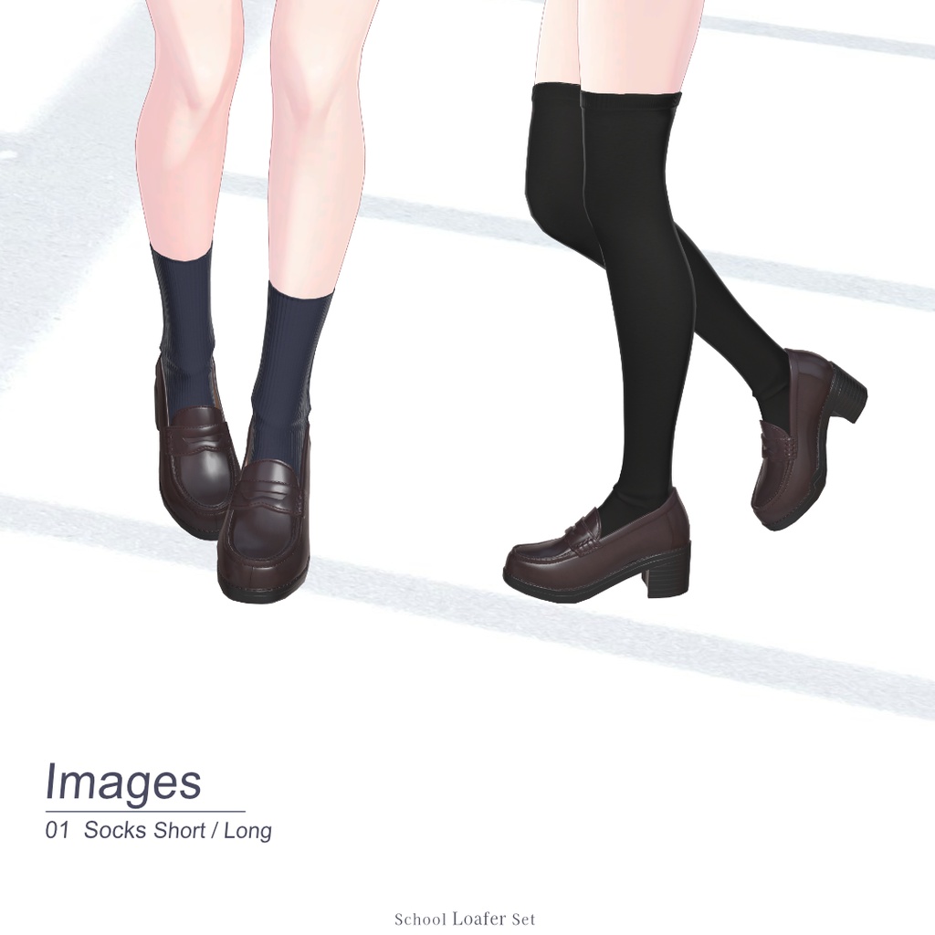 ˗ˏˋ🧦発売記念セール中🧦ˎˊ˗ Shool Loafer Set【Marycia/マヌカ/しなの/Sio/Lapwing】