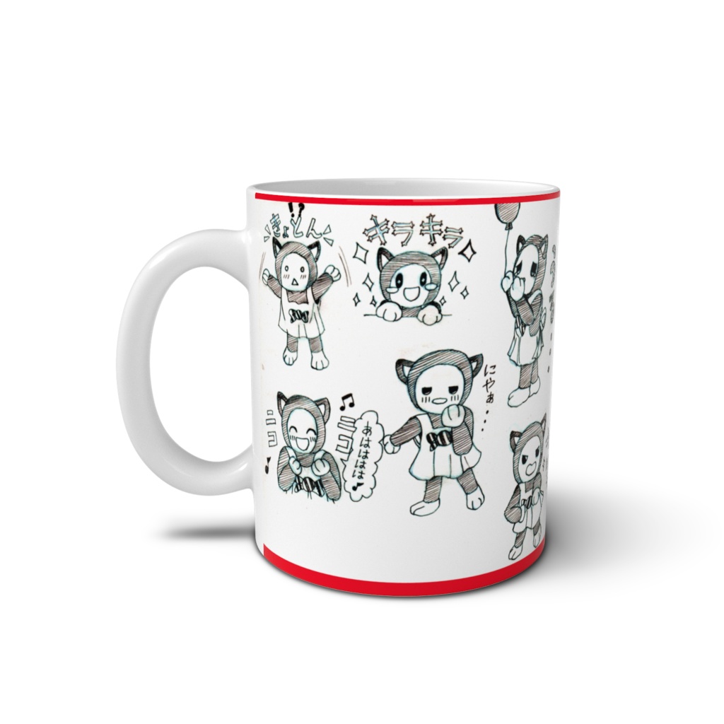 メアーネの設定資料マグカップ