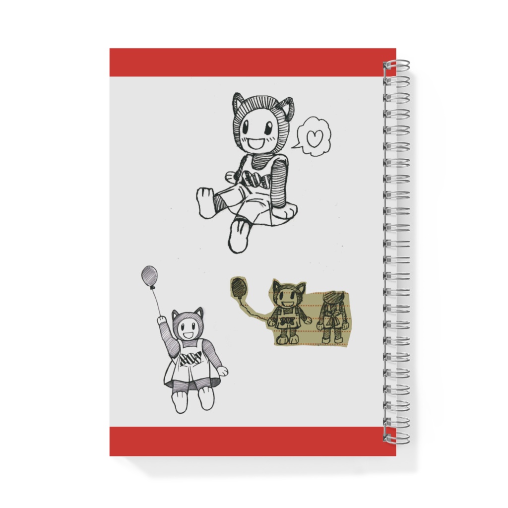 メアーネの設定資料のリングノート