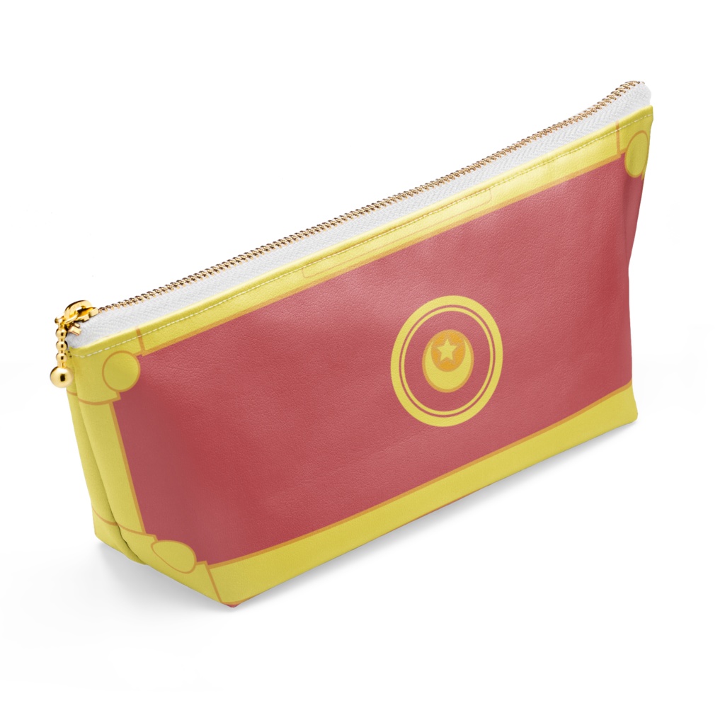 月と星の魔導書風ブックポーチ