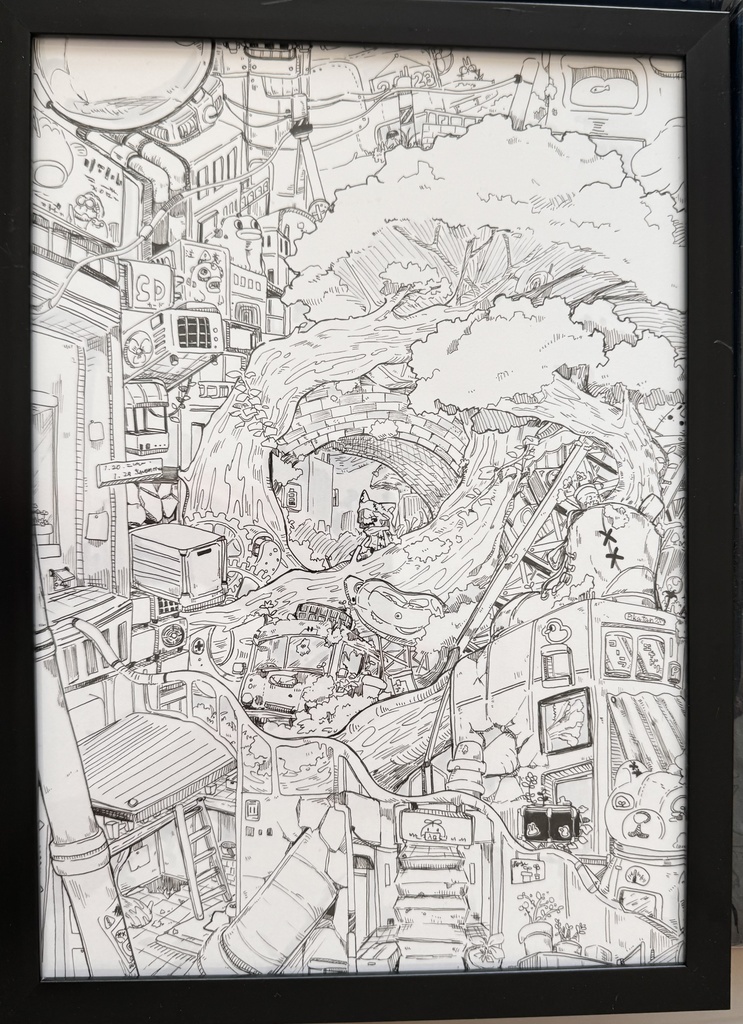 原画販売　ペン画