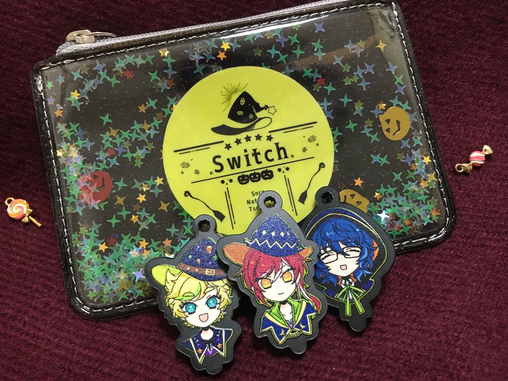 ハロウィングリッターミニポーチ- Switch