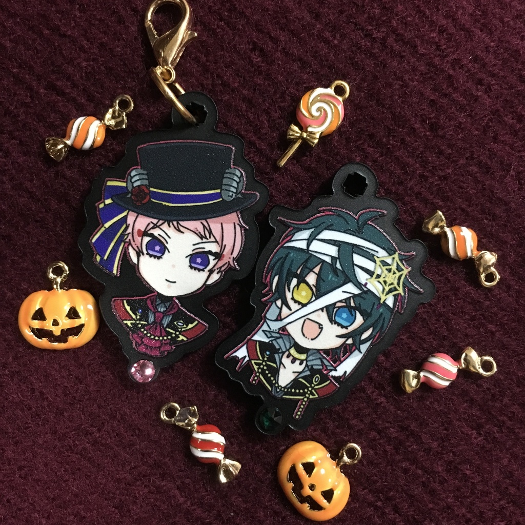 ハロウィンミニアクリルチャーム- Valkyrie、UNDEAD、Switch