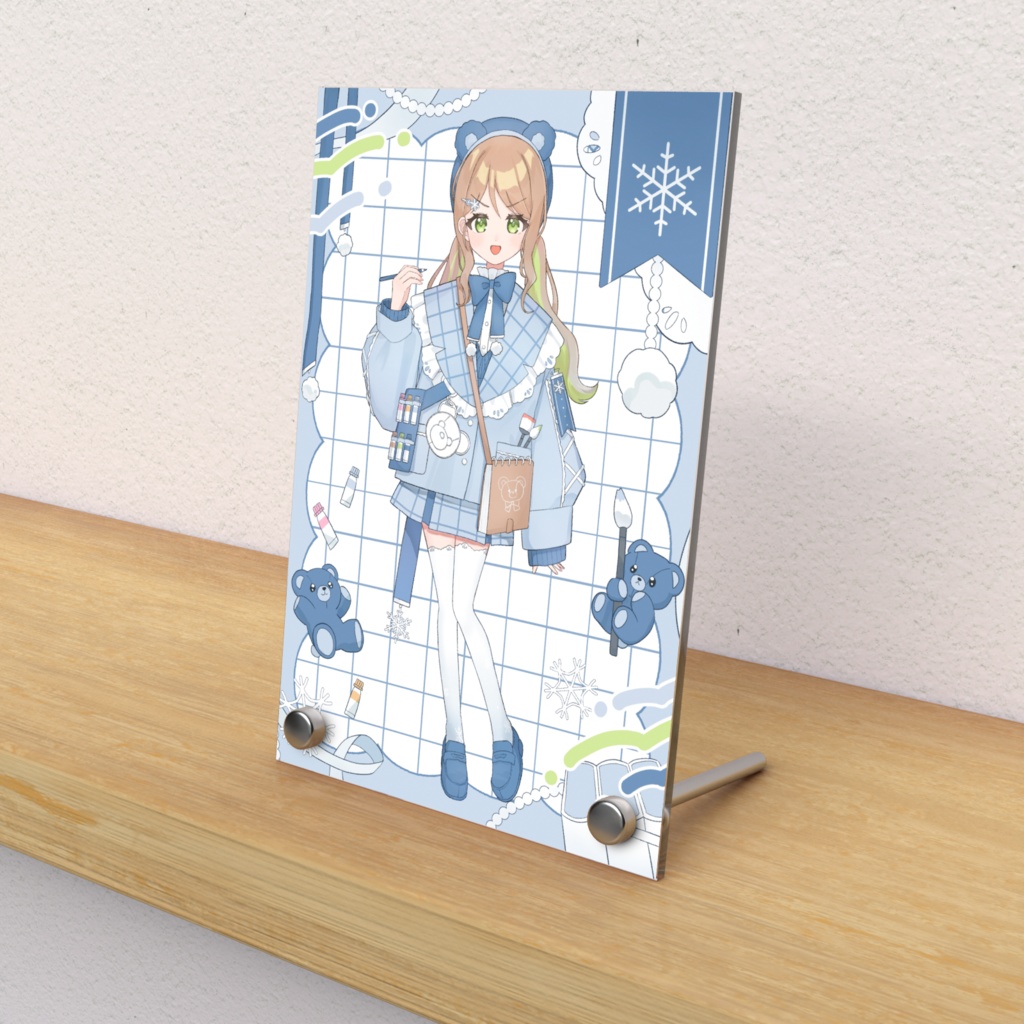 🧸ℂ𝕣𝕖𝕒𝕥𝕚𝕧𝕖くまさん衣装ドヤ顔フォトパネル❄️