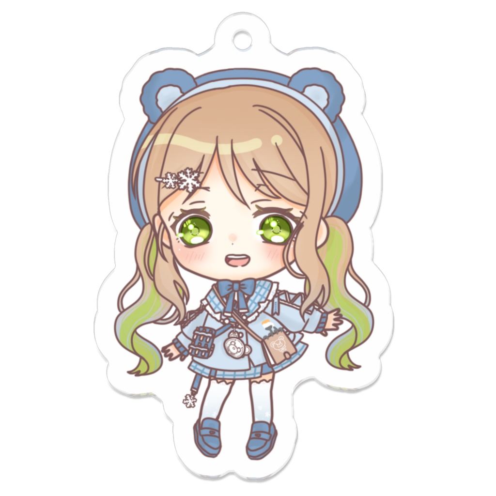 🧸ミニℂ𝕣𝕖𝕒𝕥𝕚𝕧𝕖くまさん衣装アクキー❄️