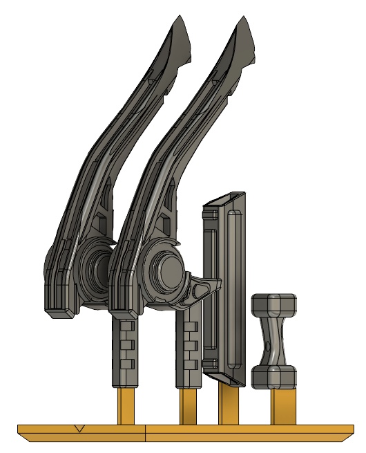 デスクトップアーミー用 双弓剣