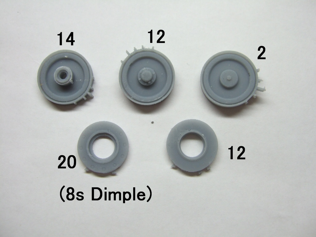 ZW41 スチールホイールセット (1/35 3号戦車用 Experimental Steelwheel set foe Pz.kpf III)
