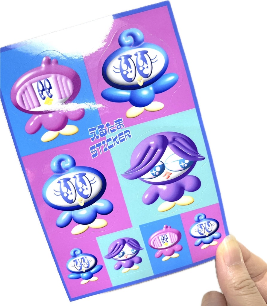 3Dペンギンステッカー