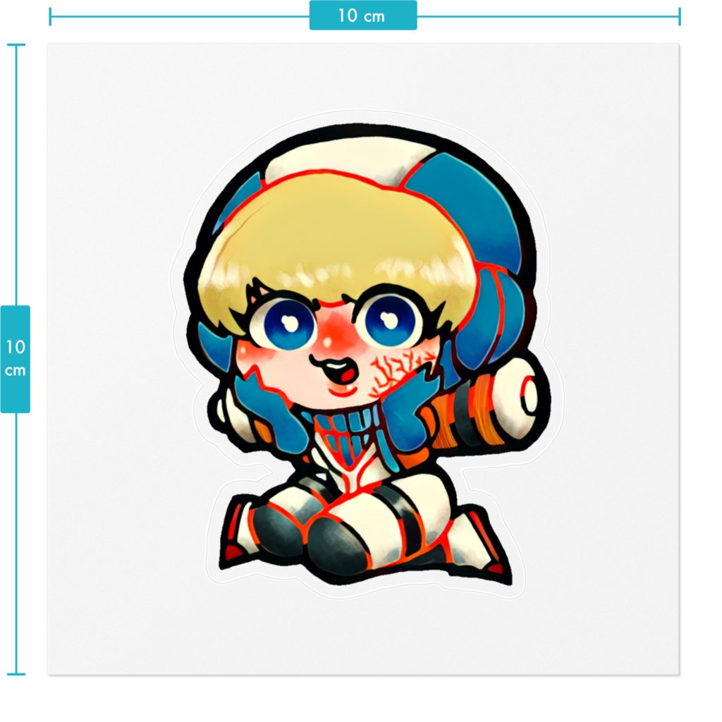 お座りワットソンステッカー