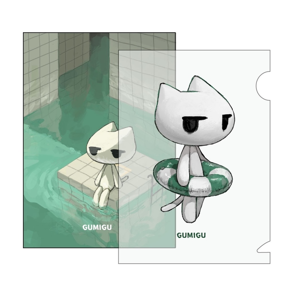 A4 CLEAR FILE「LOST IN　THE　POOL」