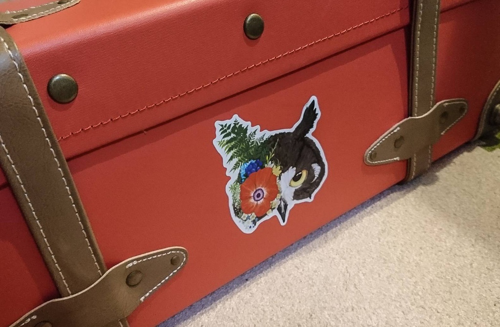 夢見るフクロウ【ステッカー】