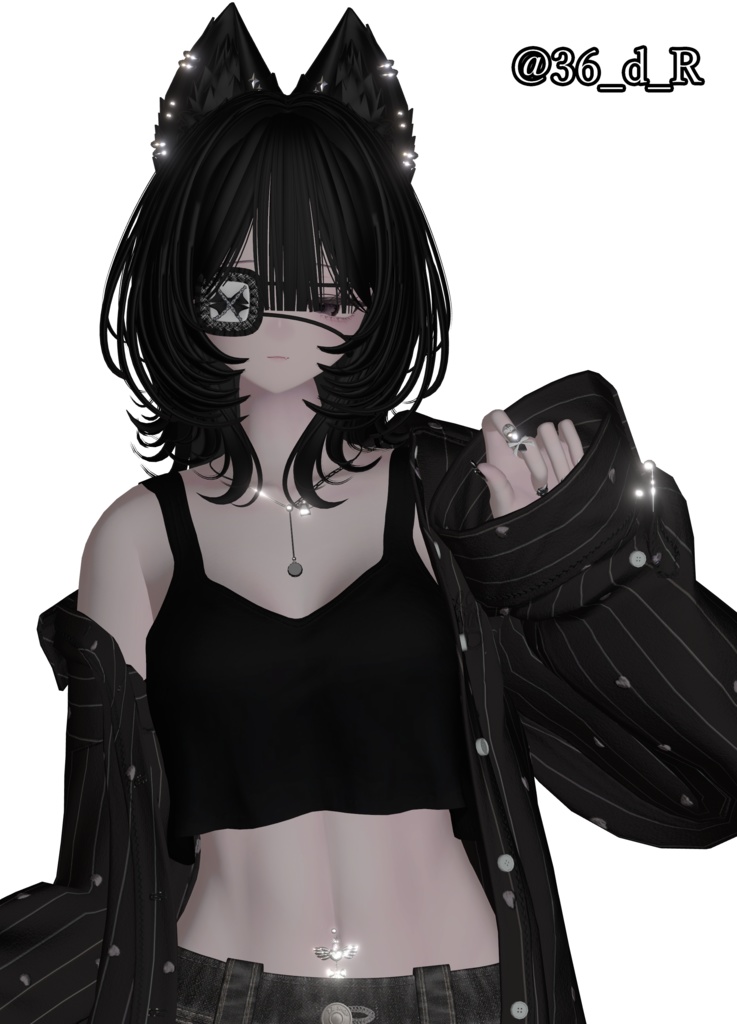 【VRChat】汎用リアルマット肌マテリアル