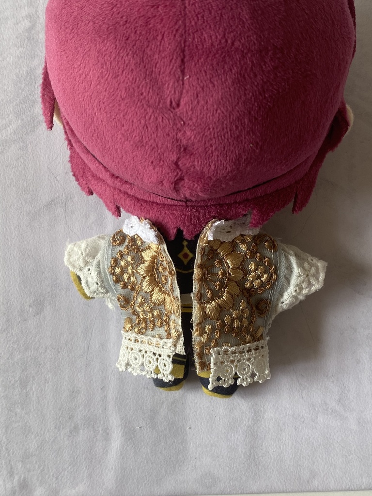 ぬい服トップスブルー大花