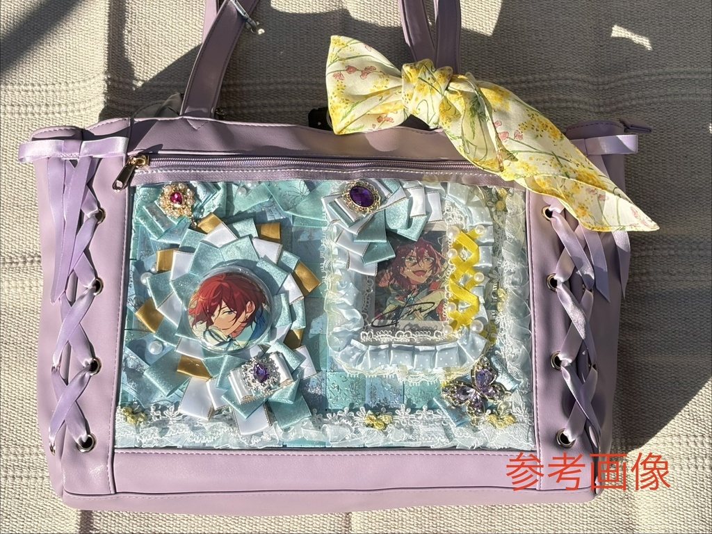 フルオーダー|【痛バドレス】推し色痛バ背景シート|ロゼット・カードケース付き