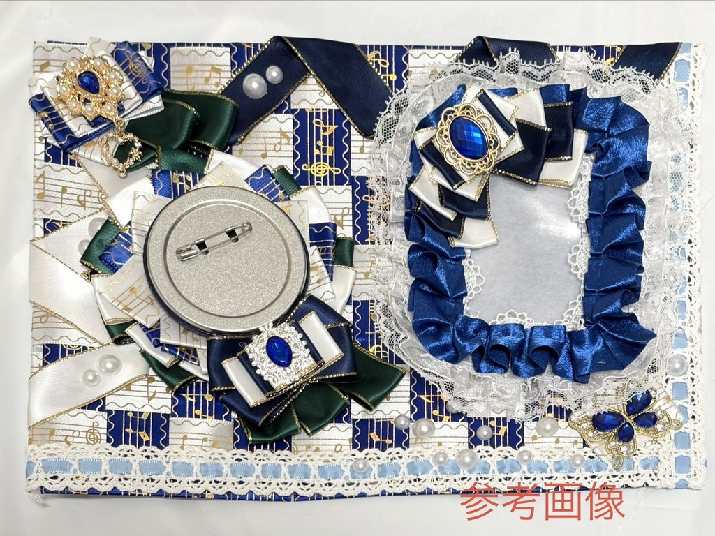 フルオーダー|【痛バドレス】推し色痛バ背景シート|ロゼット・カードケース付き