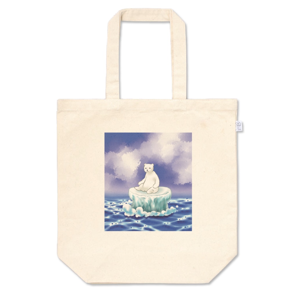 漂流しろくまトートバッグ