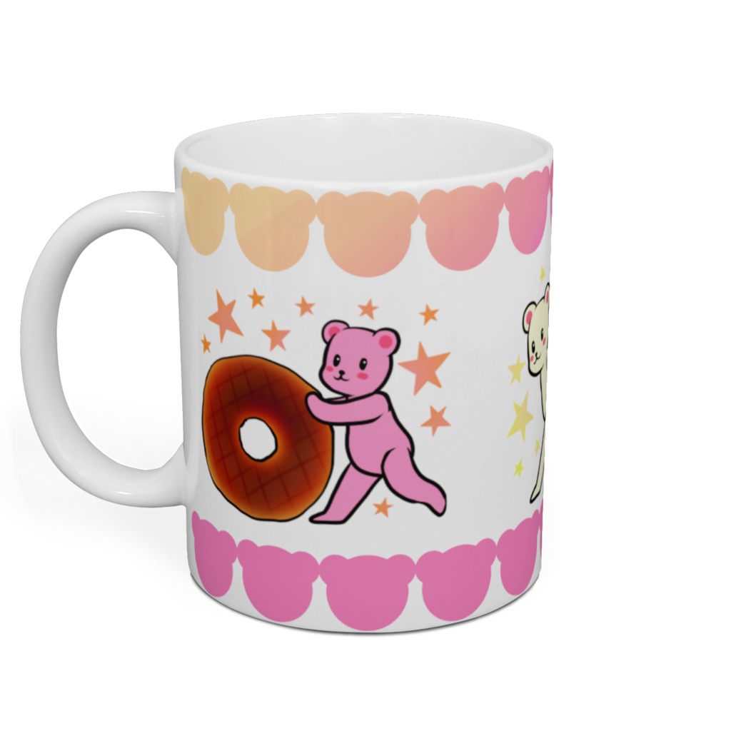 紅白くまさんマグカップ2