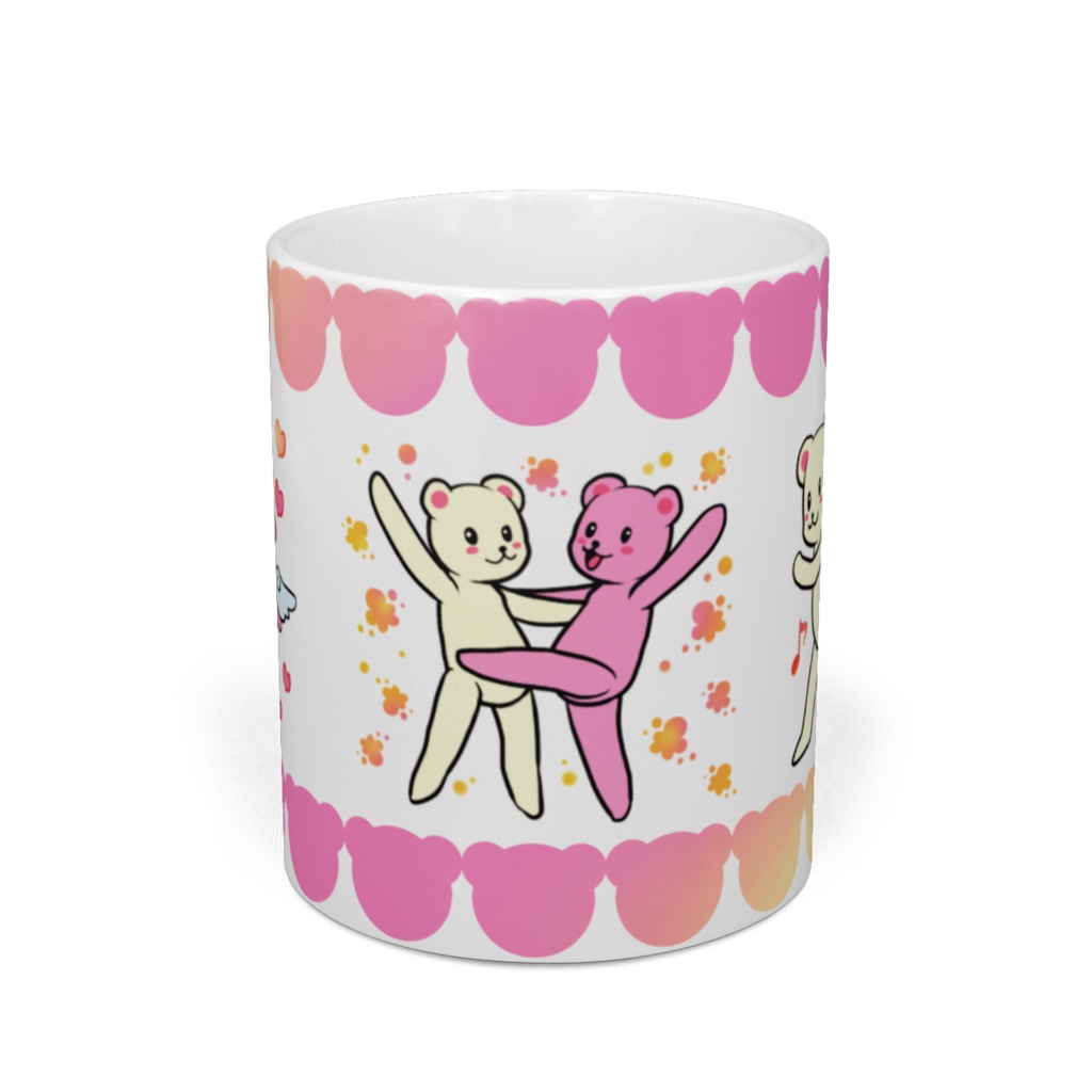 紅白くまさんマグカップ3